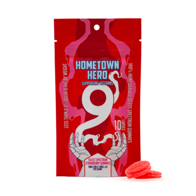 HomeTown Hero Delta 9 Select Spectrum Gummies Strawberry