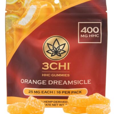 3 chi HHC gummies Orange Dreamsicle