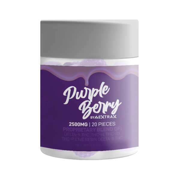 Delta Extrax Purple Berry Lights Out Gummies