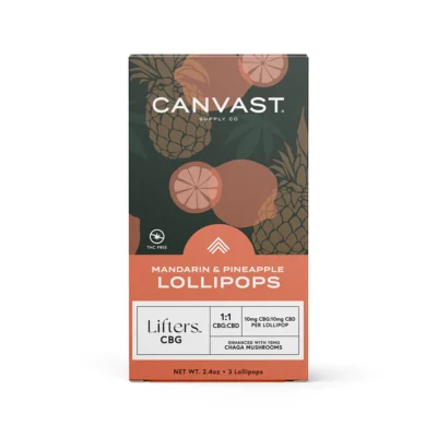 Canvast CBG:CBD Lollipops edibles