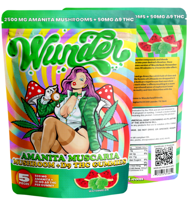 Wunder Amanita Muscaria Gummies With Delta 9 THC