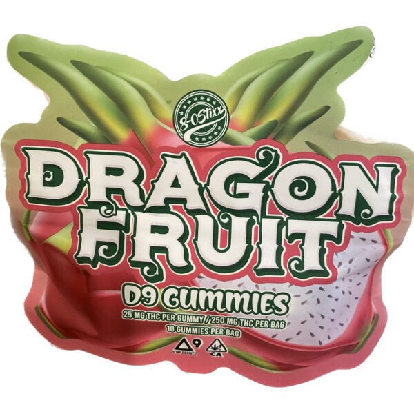 8-0 Stixx Delta 9 THC Sweet Gummies Dragon Fruit Austin Delivery