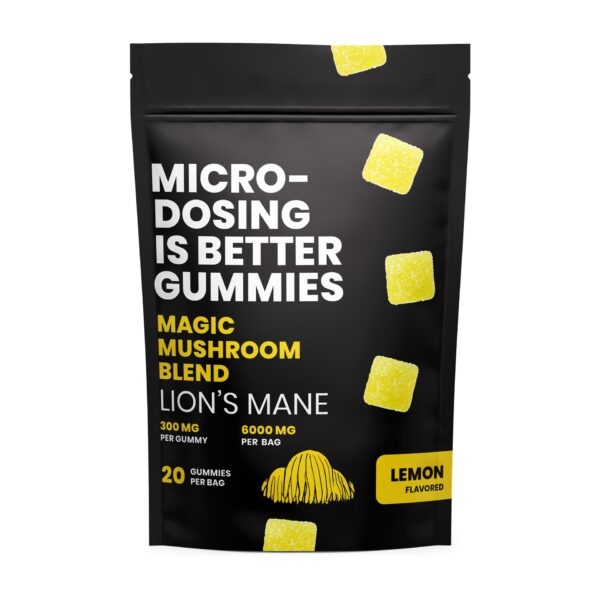 Microdosing is better lion's maine plus HHC gummies