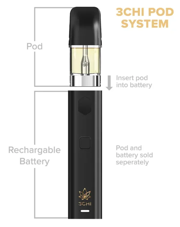 3 CHI Vape Pod Battery Starter Kit