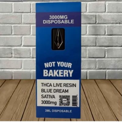 Not-Your-Bakery-Live-Resin-THCa-Disposable-3g-Blue-Dream-Sativa