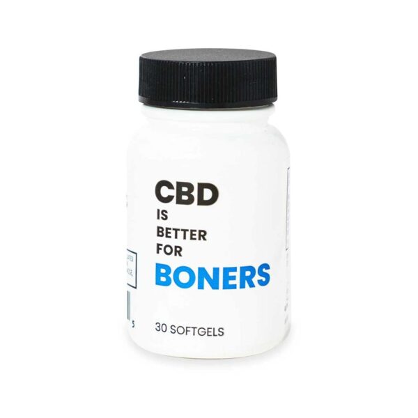 CBD IS BETTER FOR BONERS 25MG VEGAN SOFTGELS