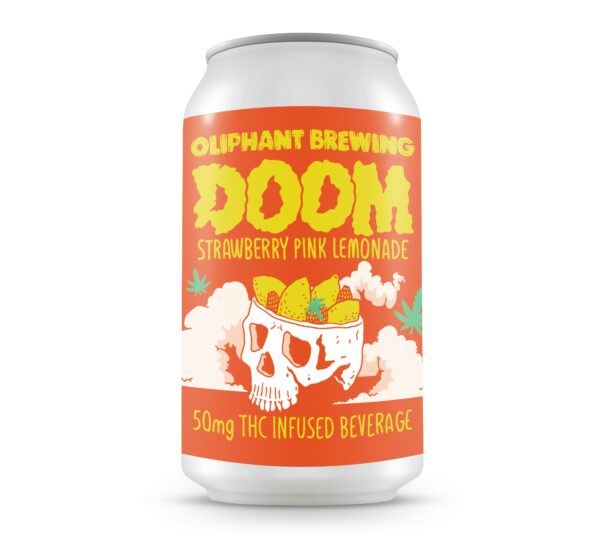 Doom Strawberry Pink Lemonade 50MG THC
