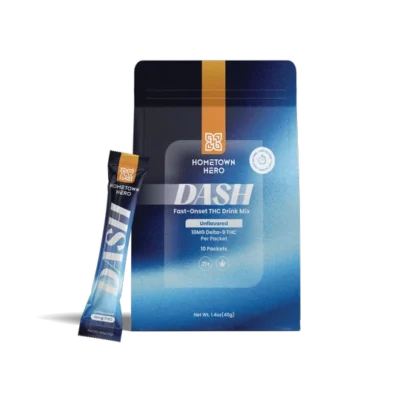 Hometown hero Dash fast-onset THC Drink Mix 10 mg delta 9 THC