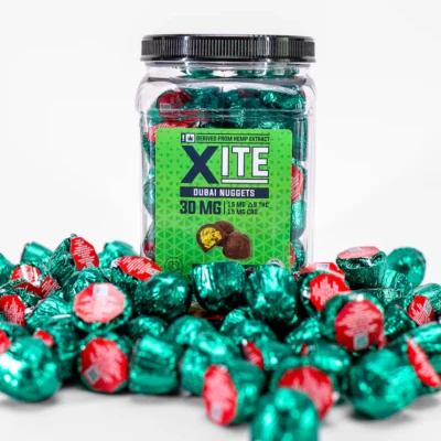 Xite Dubai Chocolate Nuggets - 15mg THC / 15mg CBD