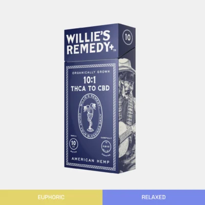 Willie's Remedy+ Smokes - 10:1 CBD to THCA