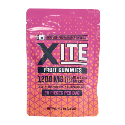 XITE -Fruit Gummies - 200MG D9 - 1000MG CBD