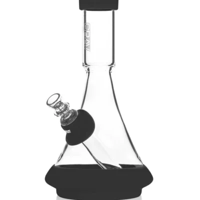 Grav deco beaker in silicone Black